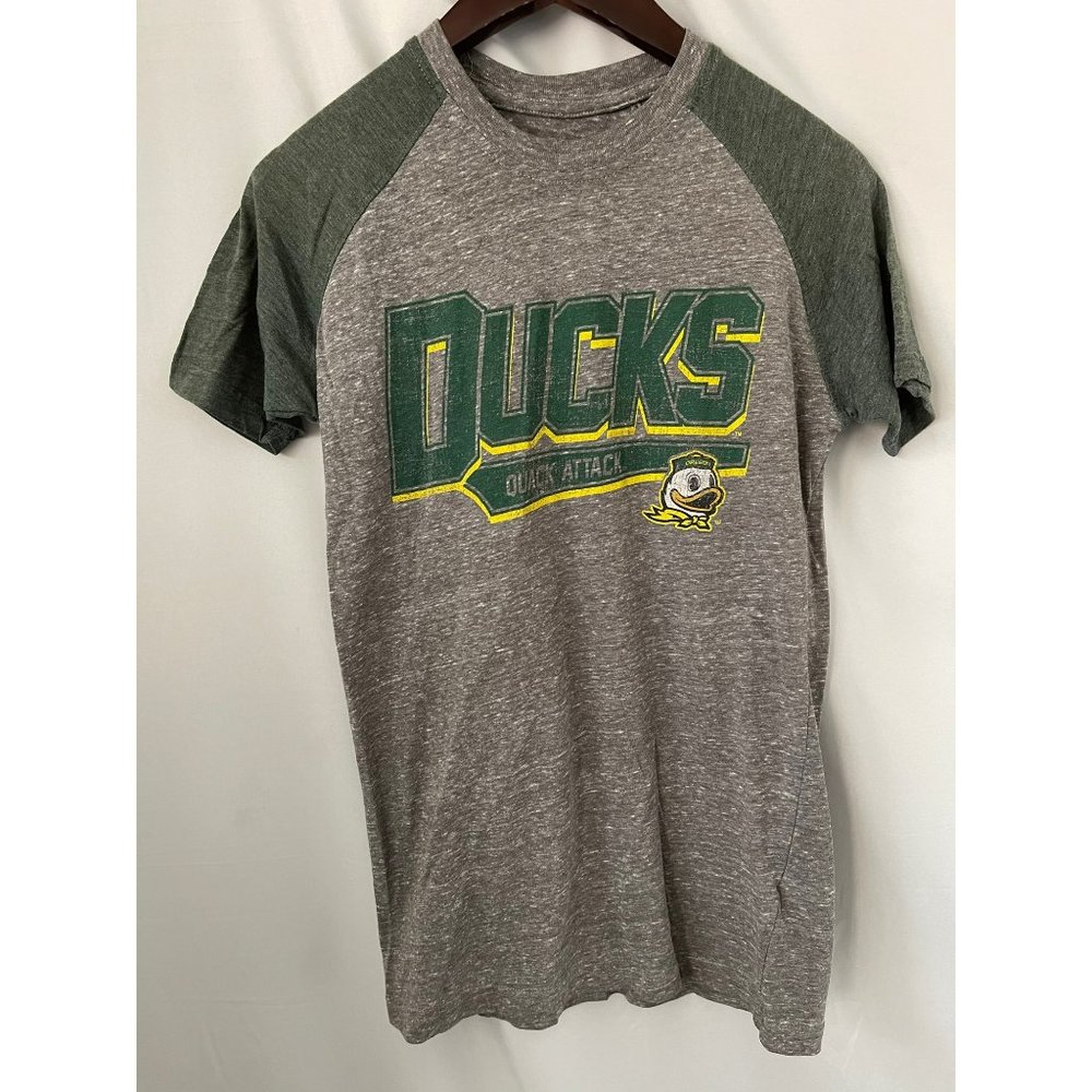 Knights Apparel Gray/Green/Yellow Ducks Quack Attack Short Sleeve Tee - Picture 4 of 9